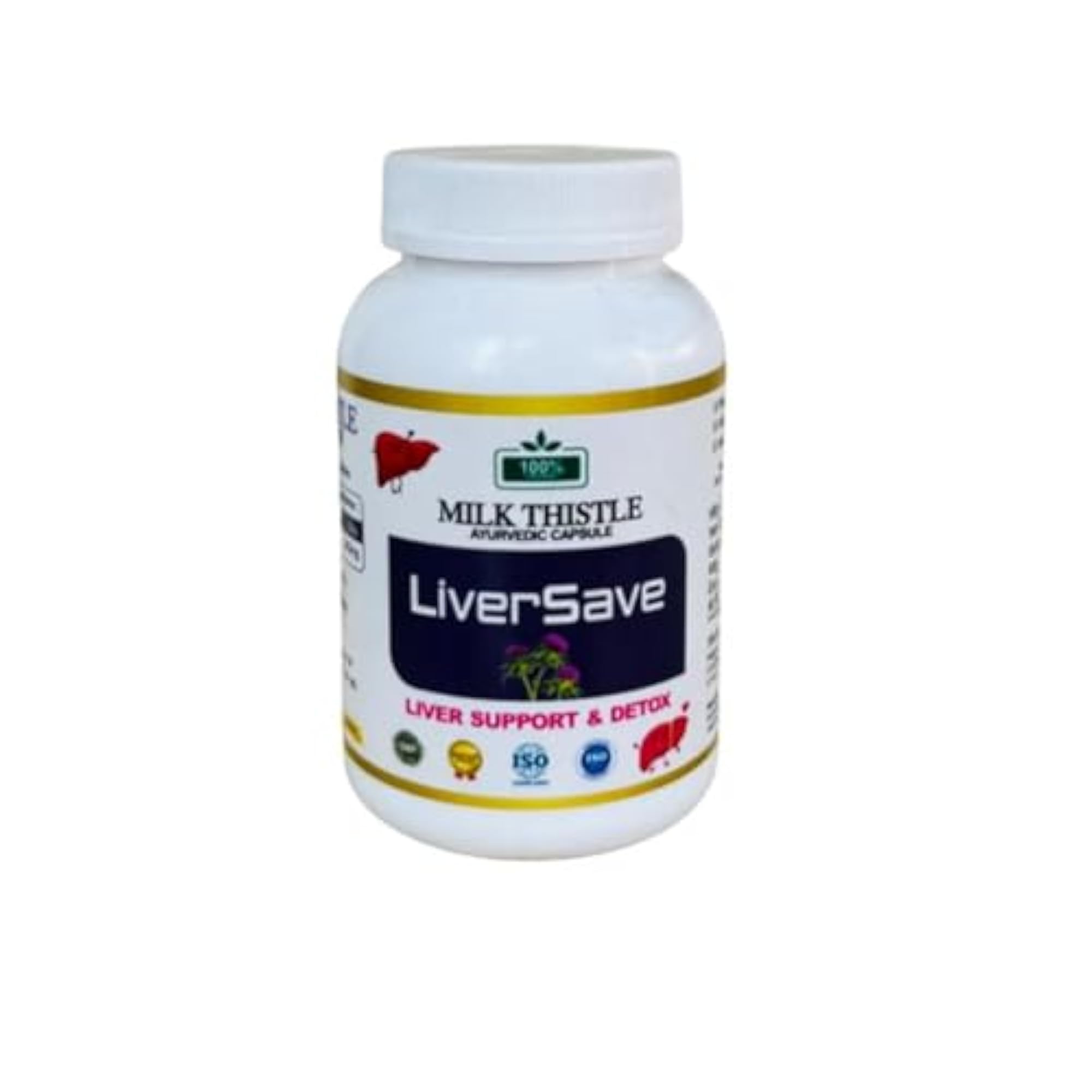 Milk Thistle Capsules, Liver Detox Support